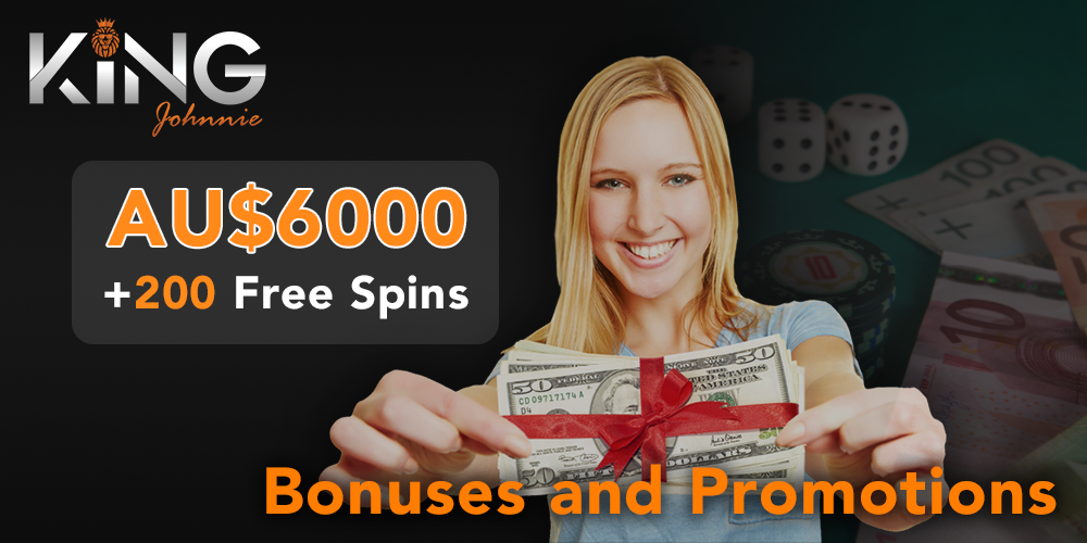 Bonuses and Promotions for Australian players at King Johnnie casino