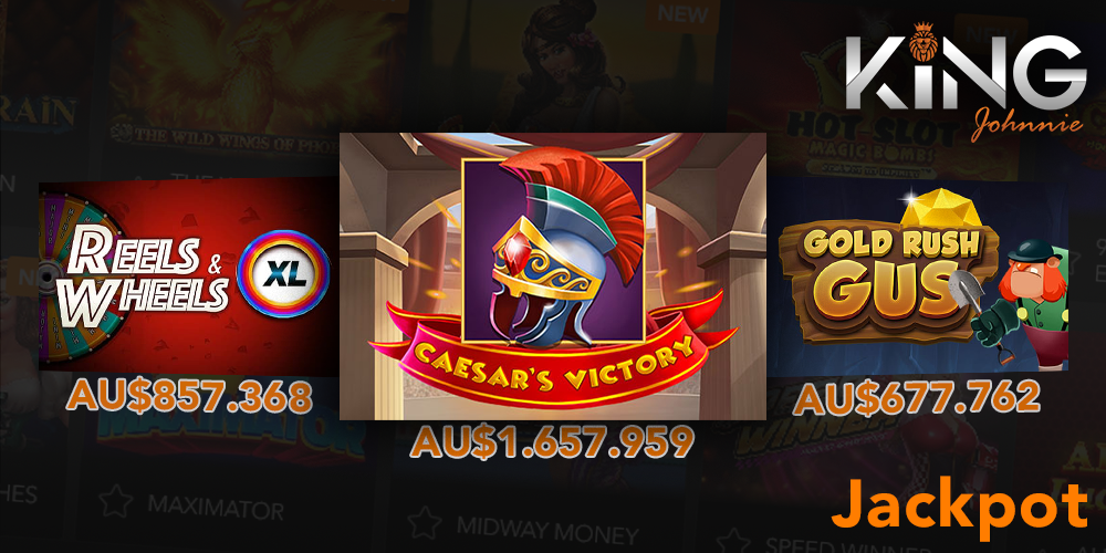 Jackpot category at King Johnnie casino