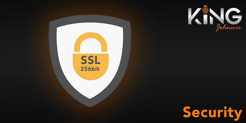 Security at King Johnnie casino - 256-bit SSL encryption