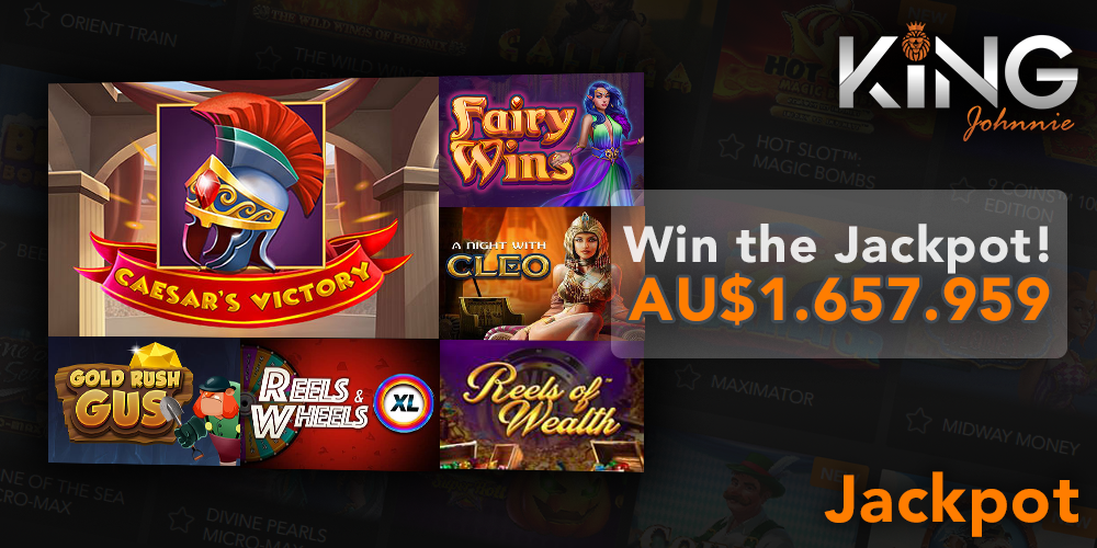 Jackpot category at King Johnnie casino