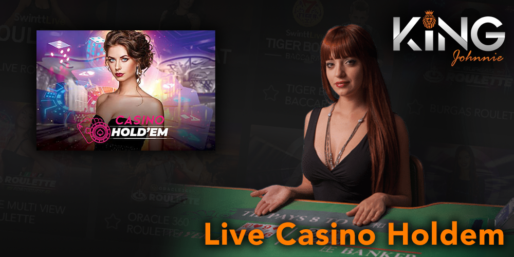 Play Live Holdem at King Johnnie casino