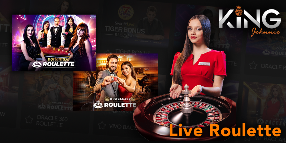 Play Live Roulette at King Johnnie casino