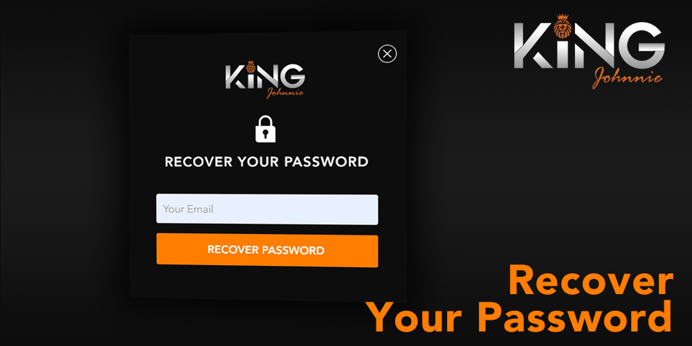 How to recover your password at King Johnnie Casino