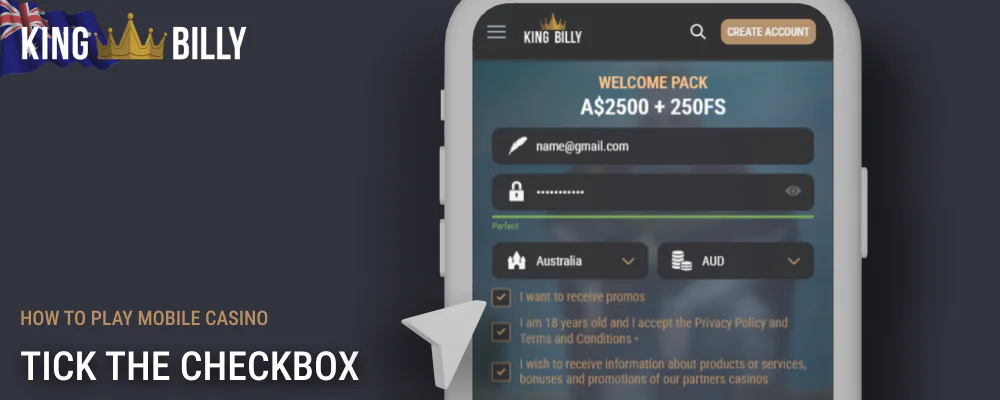 Check the Billy King checkboxes